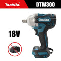Makita DTW300 330Nm Torque Tire Removal Lithium Tool 18V Brushless Power Tool Set Cordless Impact Wrench For Auto Repair